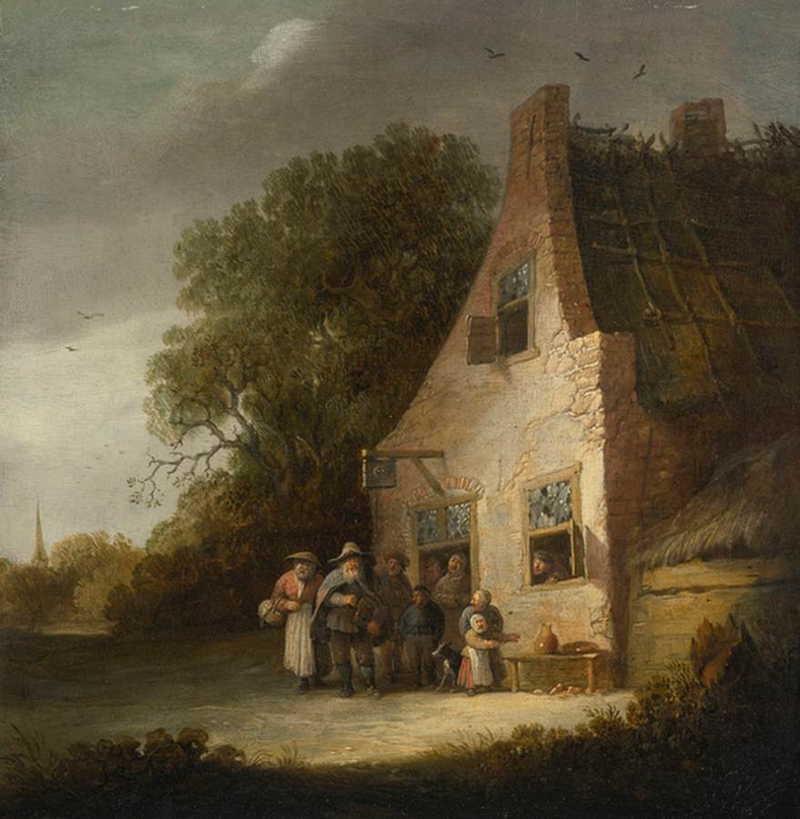 Peasants at an Inn. Pieter de Bloot