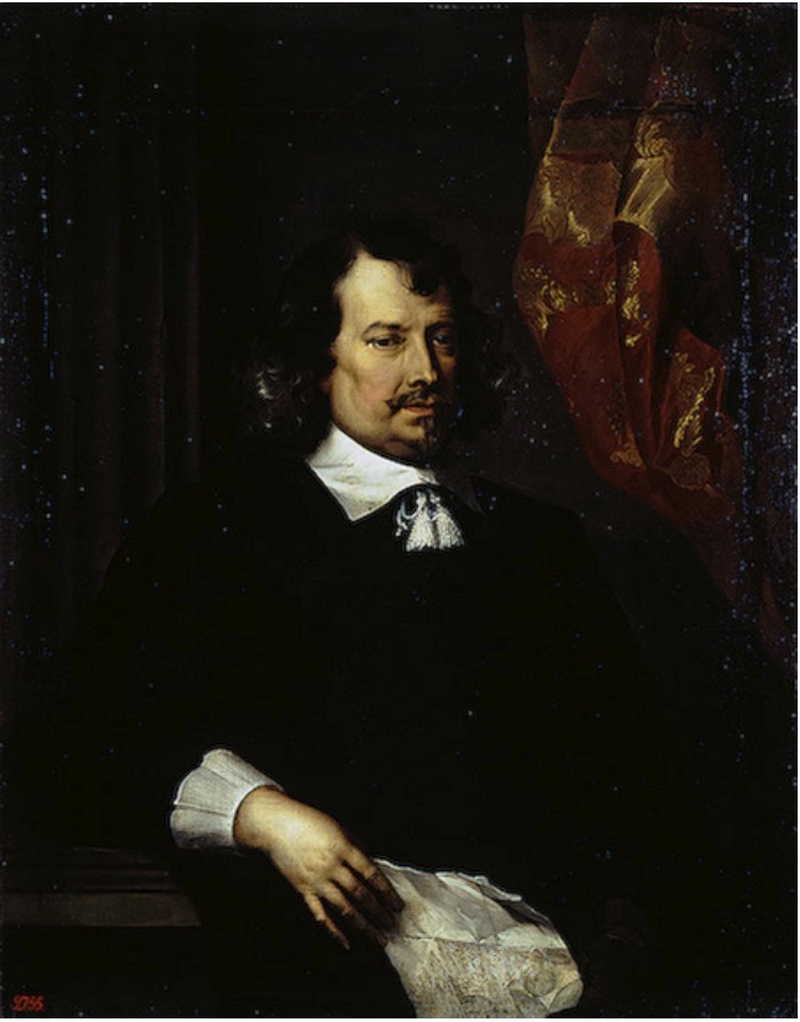 Portrait of a Man Holding a Letter,   Pieter Thijs