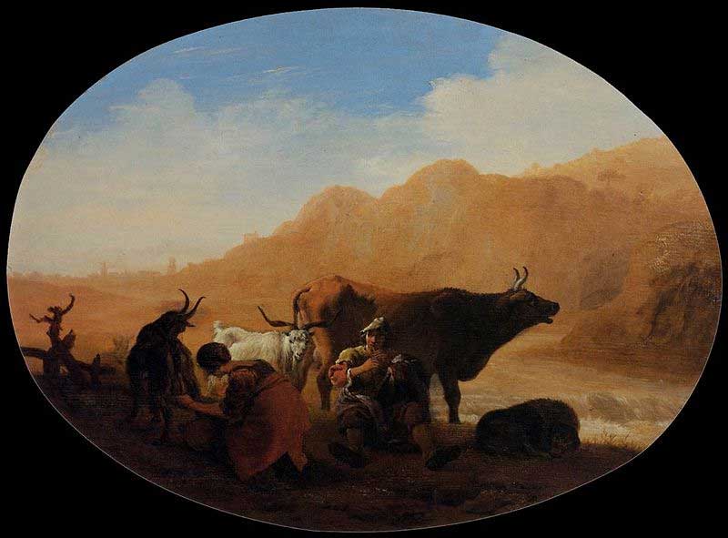 The Herdsmen. Pieter van Laer