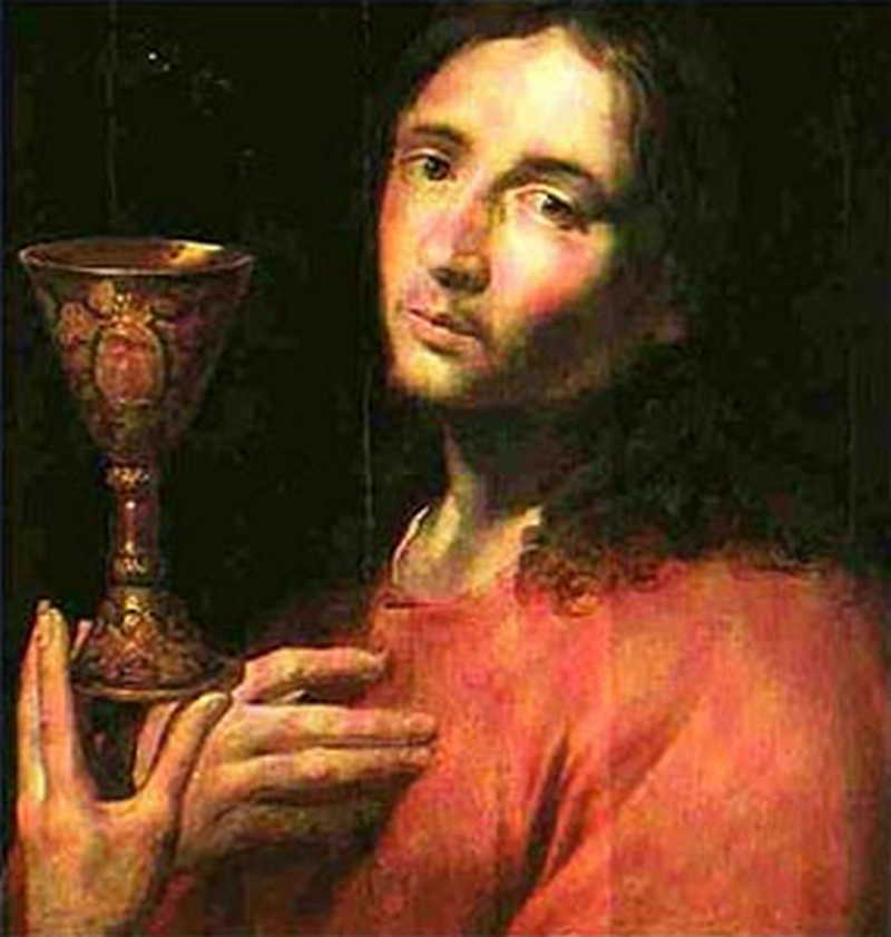 Jesus with the cup. Pieter van Mol