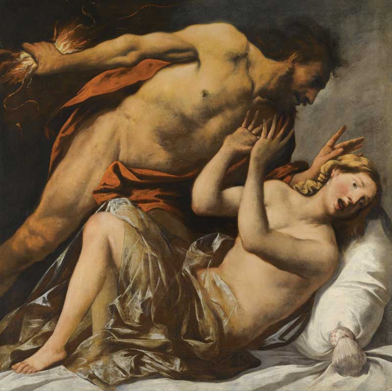 Jupiter and Semele. Pietro della Vecchia