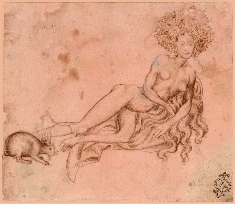 Allegory of Luxuria (recto). Pisanello