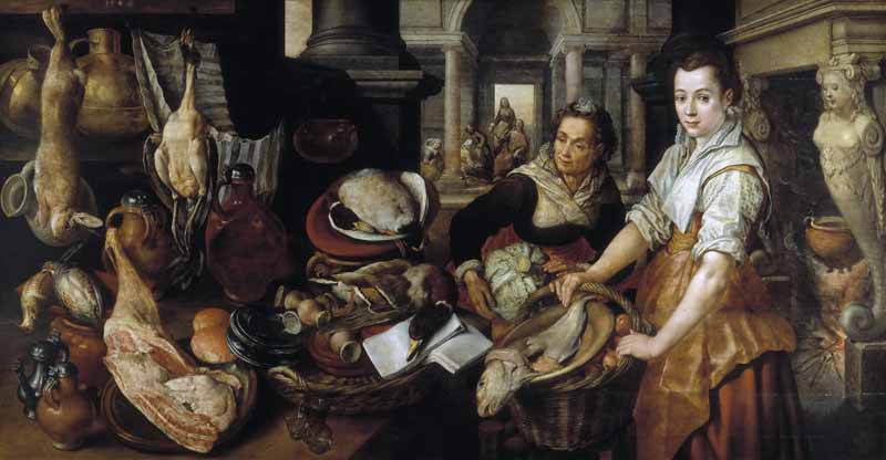 Christ in the House of Martha and Mary. Joachim Beuckelaer