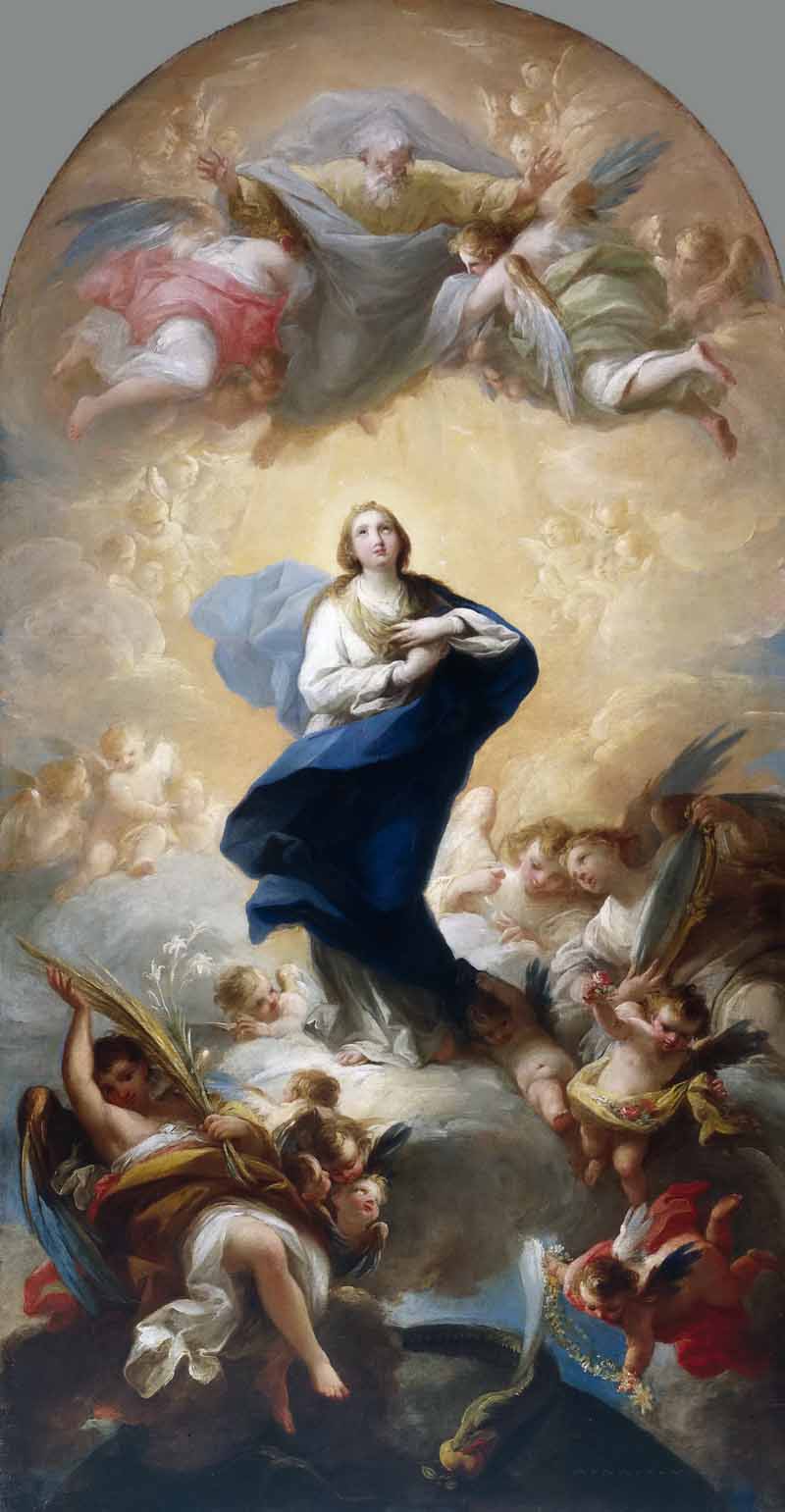 The Immaculate Conception. Mariano Salvador Maella