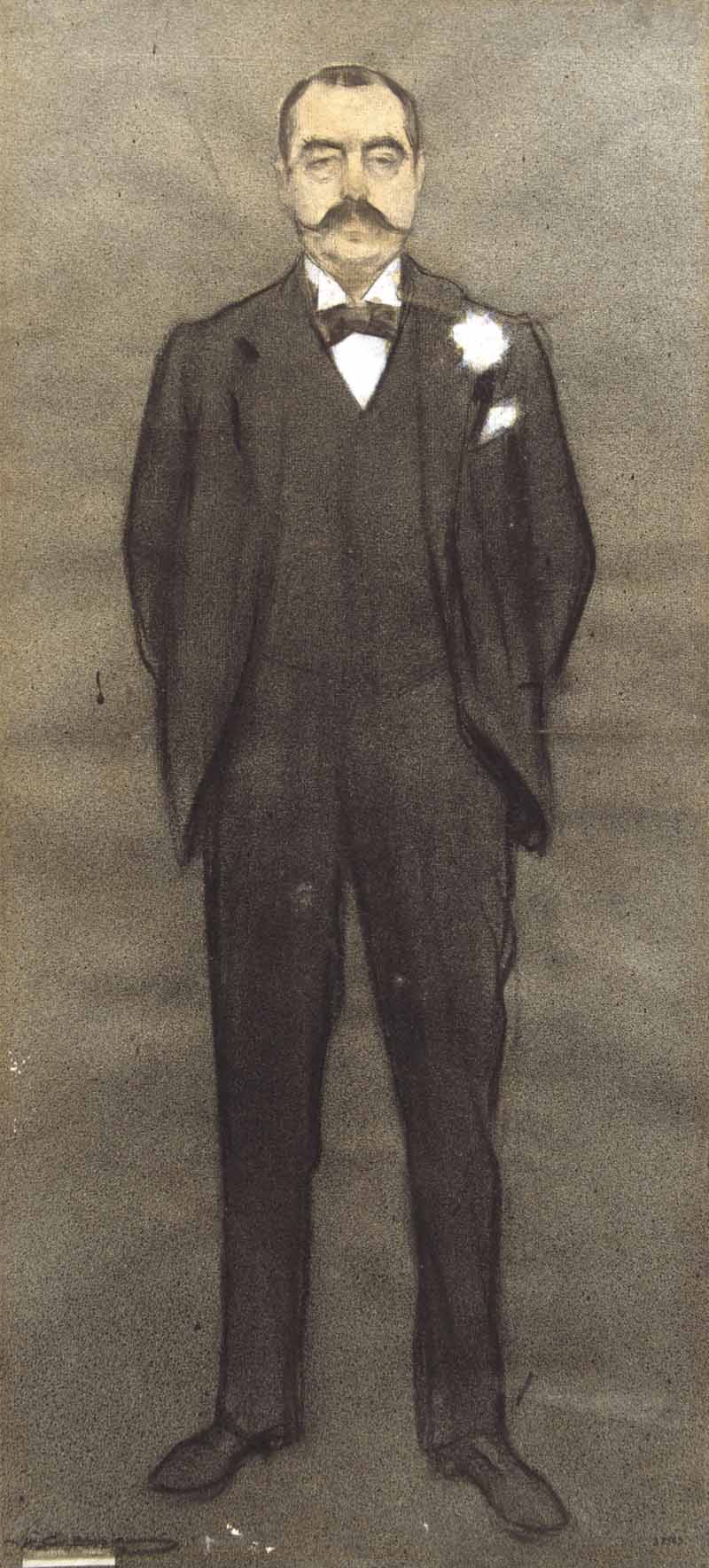 Portrait of Albert Bernis, Ramon Casas