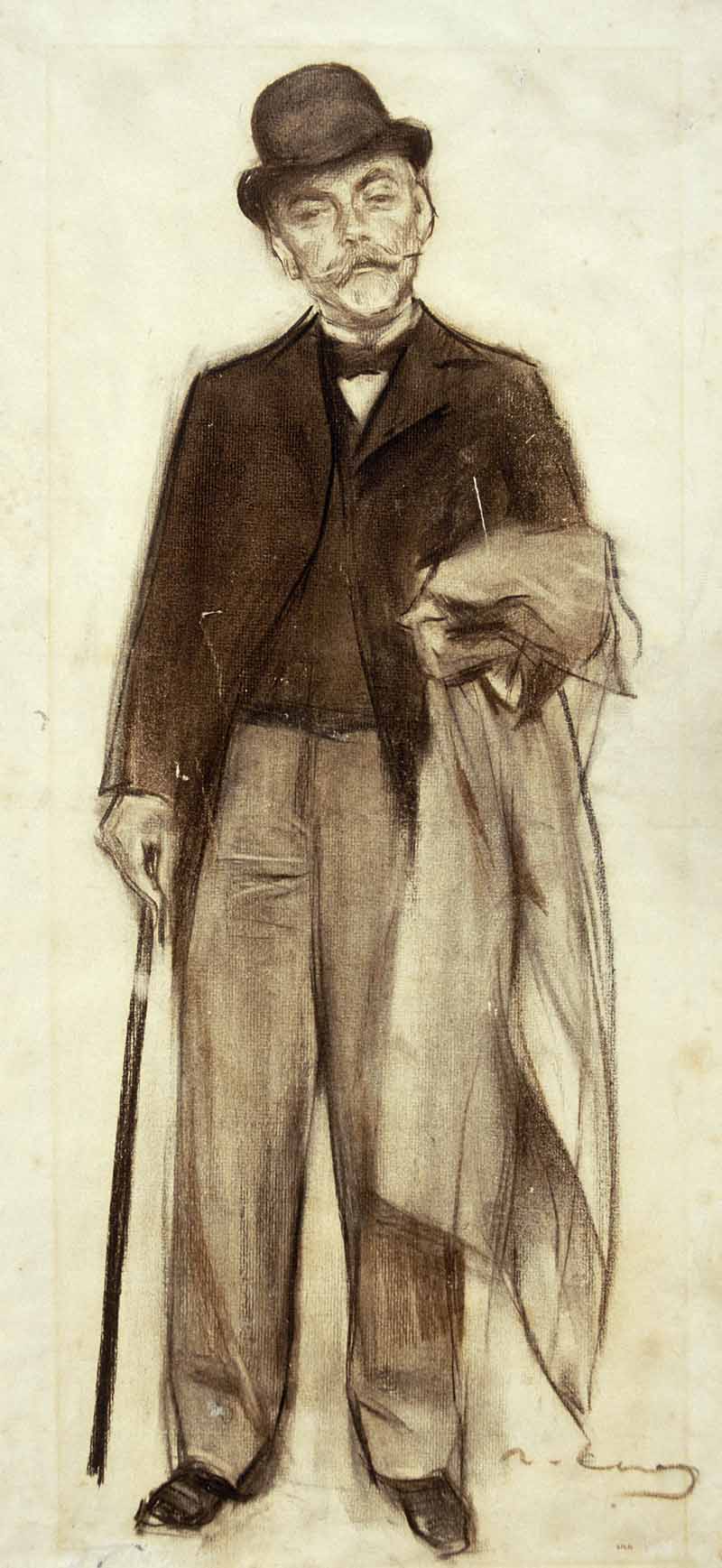 Portrait of Carles Pirozzini, Ramon Casas