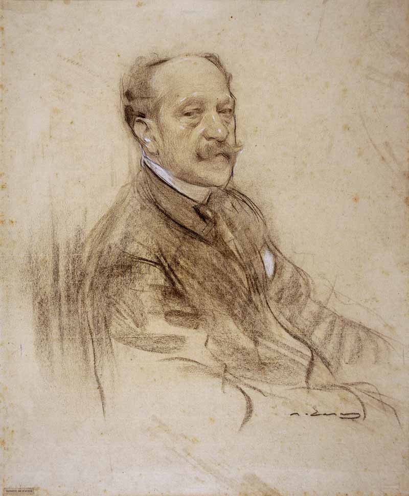 Portrait of Jose Villegas, Ramon Casas