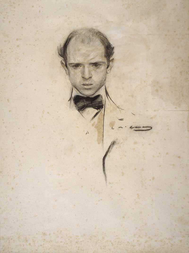 Portrait of Pau Casals, Ramon Casas