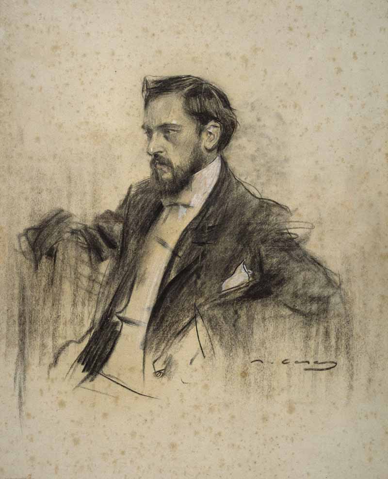Portrait of Rafael Domenech, Ramon Casas