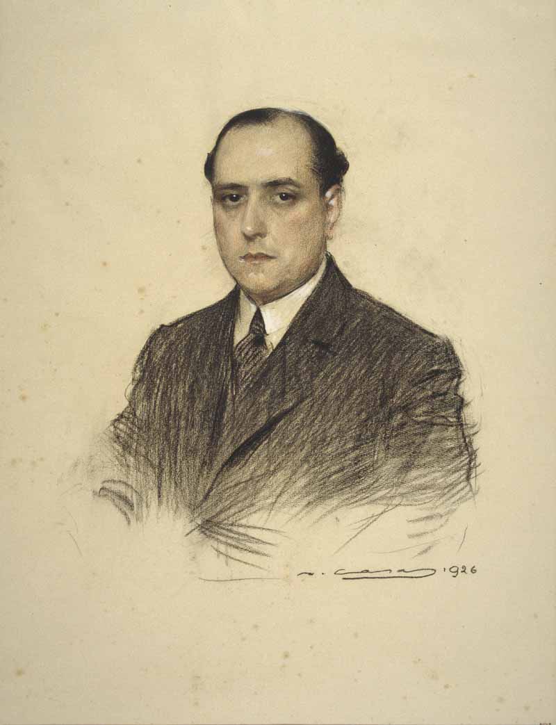Portrait of Rossend Partagas, Ramon Casas