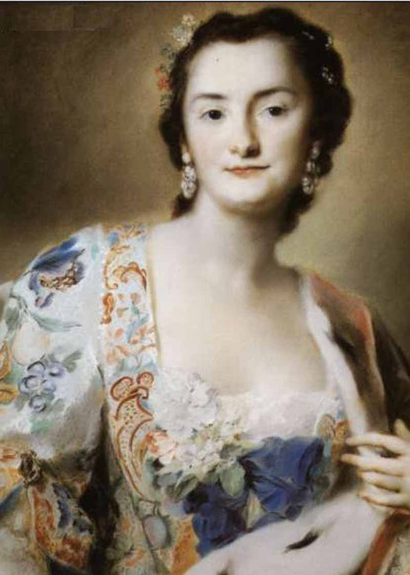 Portrait of the countess Anna Katharina Orzelska, Rosalba Carriera