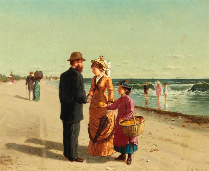 Selling Oranges by the Seashore. Samuel S. Carr