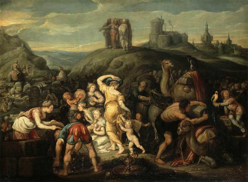 The Israelites after Crossing the Red Sea. Simon de Vos
