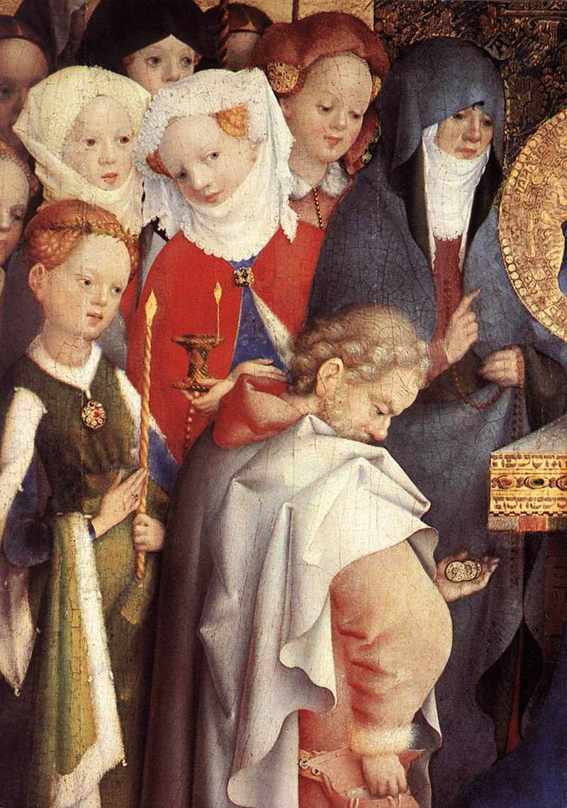Presentation of Christ in the Temple (detail). Stephan Lochner