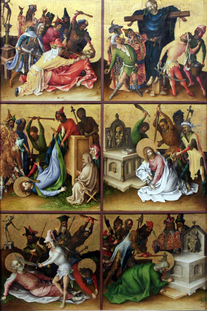 Martyrdom of the Apostles. Stephan Lochner