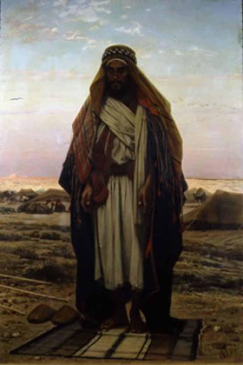 Preacher in the Desert. Stefano Ussi
