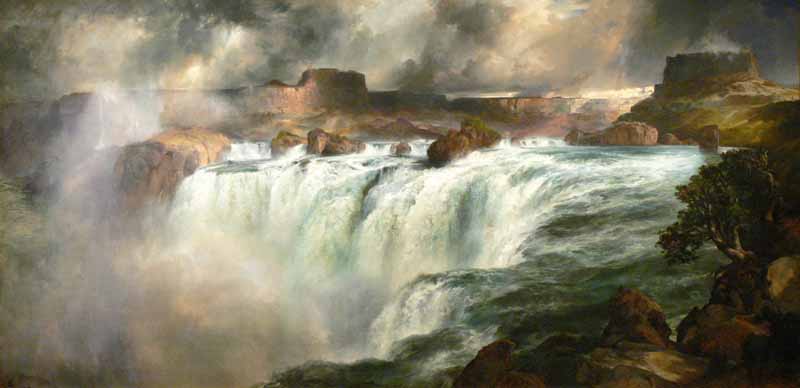 Shoshone Falls on the Snake River, Thomas Moran