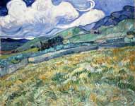 Landscape from Saint-Rémy , Vincent van Gogh