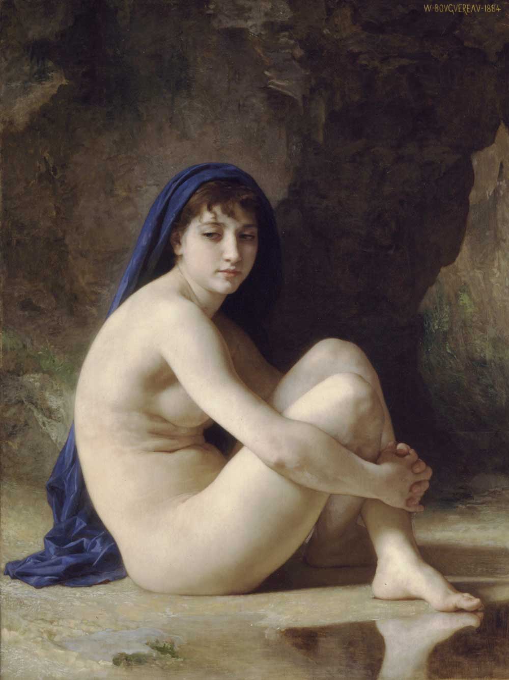 Seated Nude, William-Adolphe Bouguereau