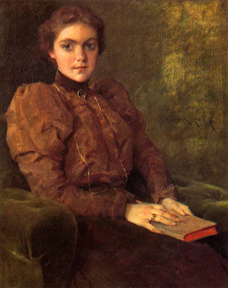 A Lady in Brown, William Merritt Chase