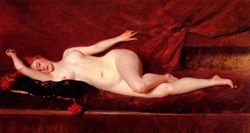 A Study In Curves, William Merritt Chase