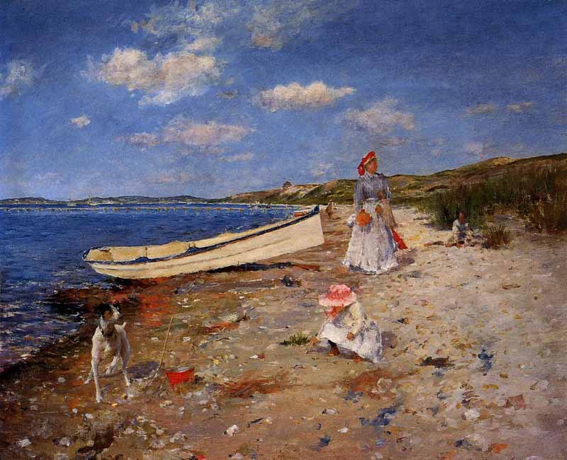 A Sunny Day at Shinnecock Bay, William Merritt Chase