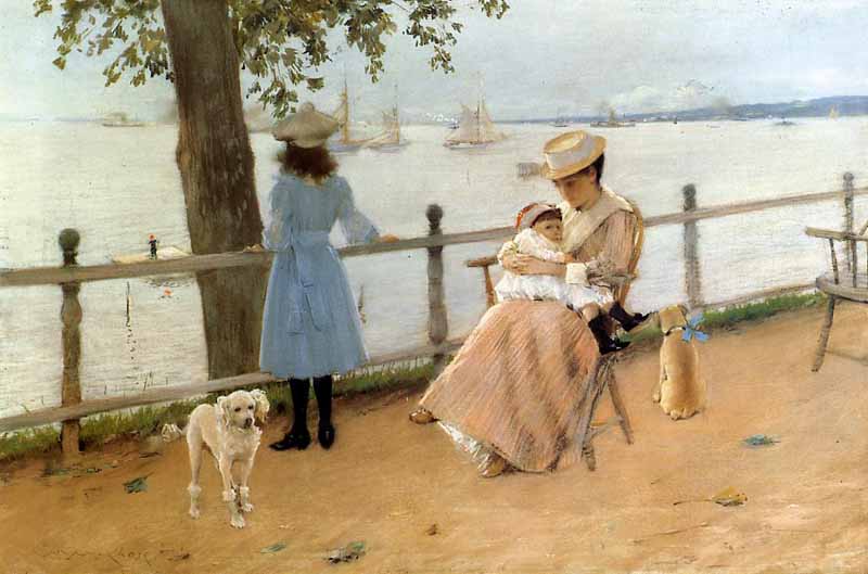 Afternoon by the Sea aka Gravesend Bay, William Merritt Chase
