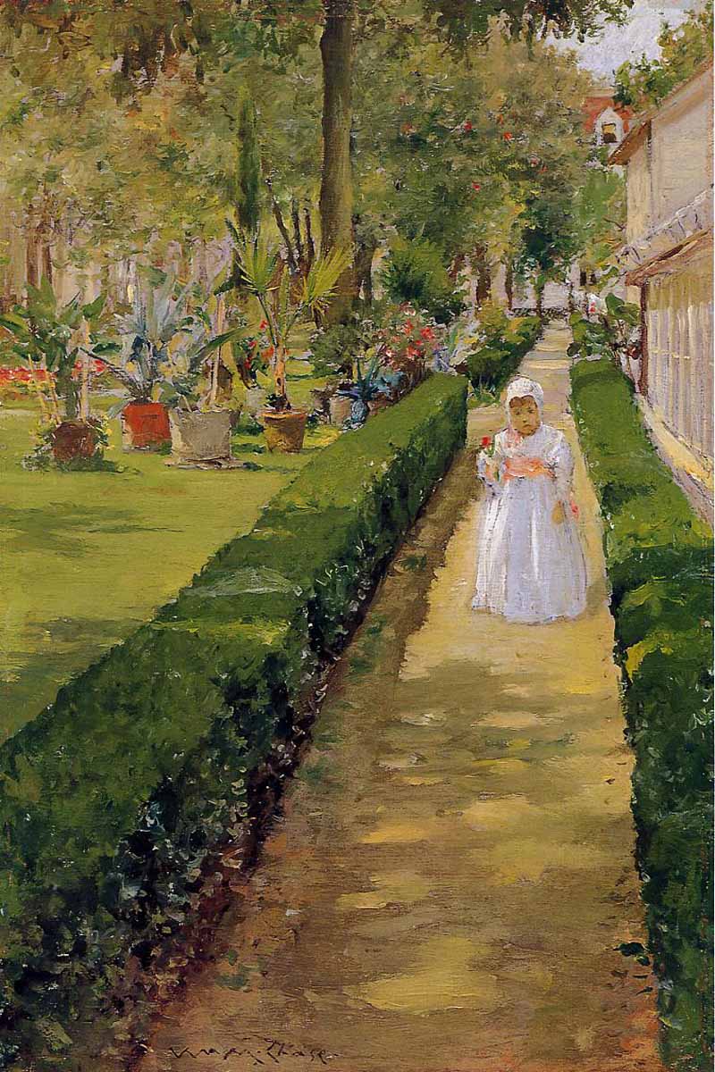 Child on a Garden Walk, William Merritt Chase