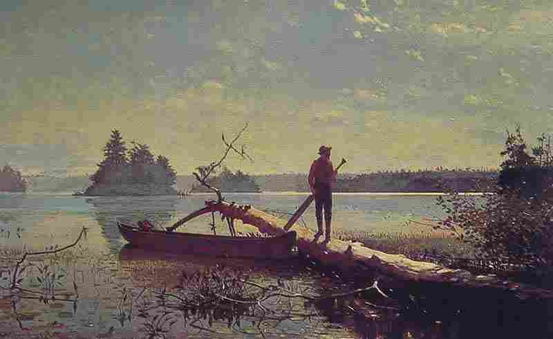An Adirondack Lake, Winslow Homer