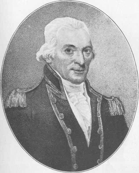 CAPTAIN JOHN HUNTER. From an engraving in the "Naval Chronicle" for 1801.