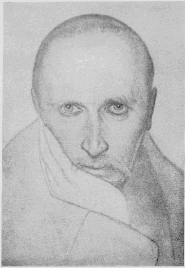 Romain Rolland after a drawing by Granié (1909)