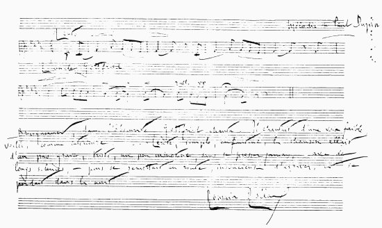 Rolland's transcript of a melody by Paul Dupin, L'Oncle Gottfried