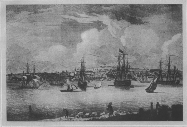 Halifax and Harbour from Dartmouth about 1760 Drawn on the spot by Richard Short