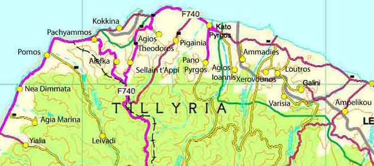 Tillyria Map