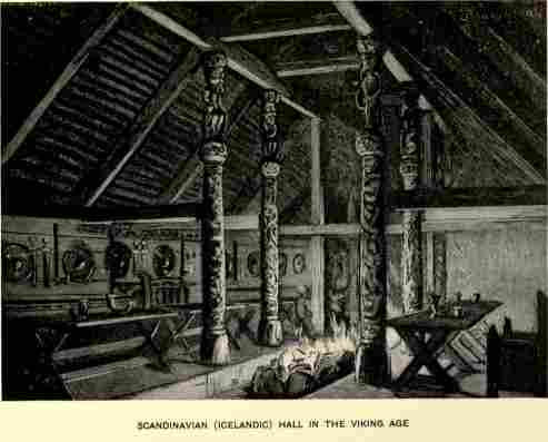 Scandinavian (Icelandic) Hall in the Viking Age