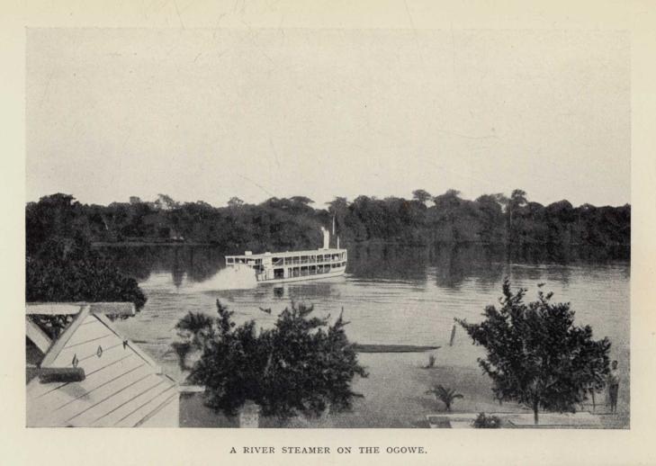 A RIVER STEAMER ON THE OGOWE.