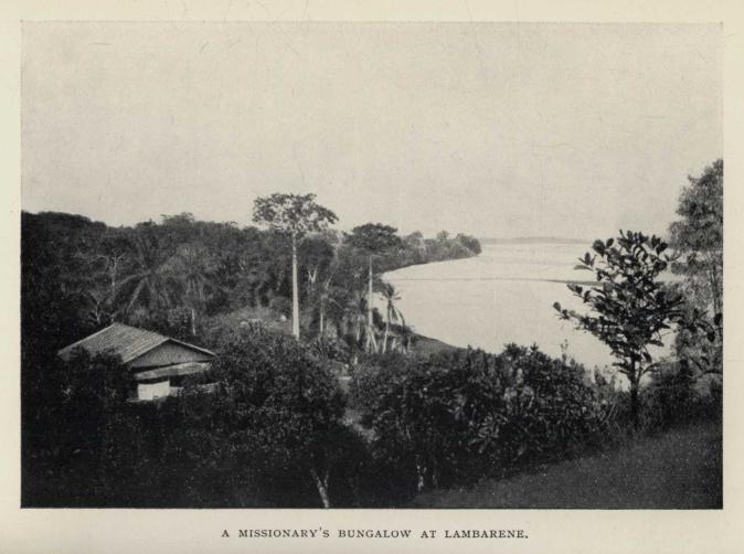 A MISSIONARY'S BUNGALOW AT LAMBARENE.