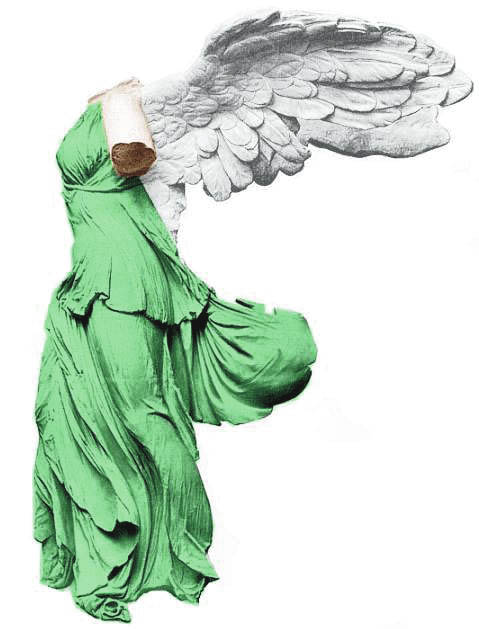 winged victory goddess