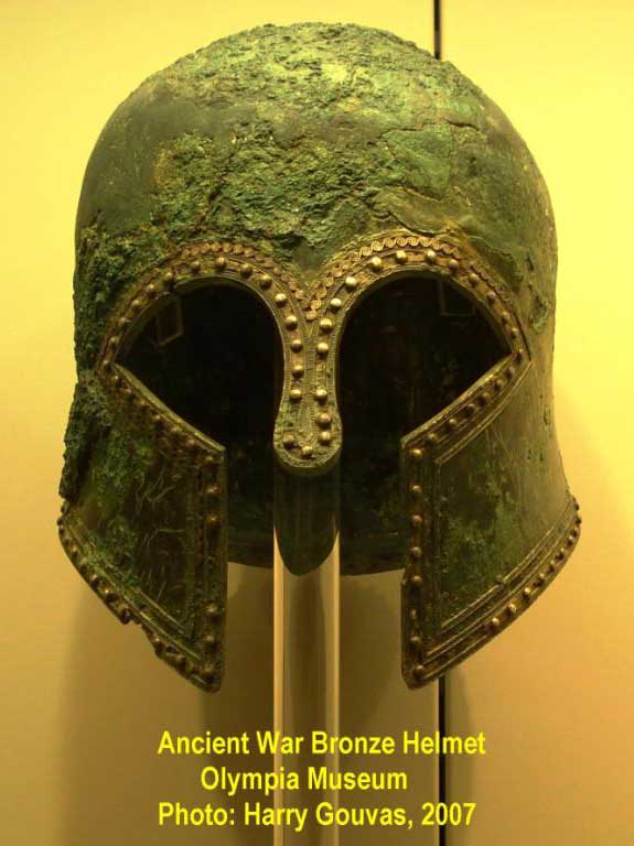 Korinthischer Helm, Olympia