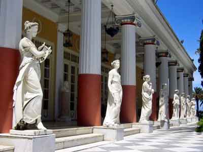 Achilleion , Corfu (The nine Muses)