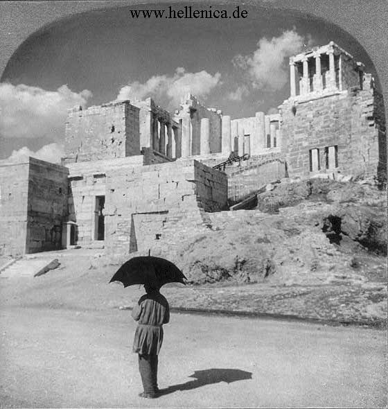 Athen , Akropolis 1905