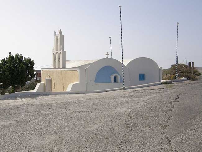 Akrotiri Santorini,  Agios Ioannis Kirche