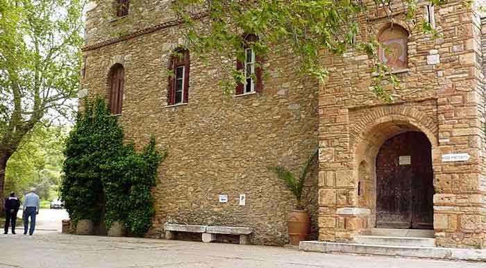 Entrance of the Monastery of Penteli 