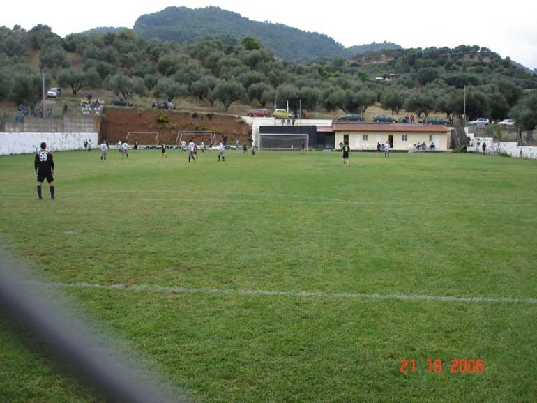 Stadium in the village Ziria
