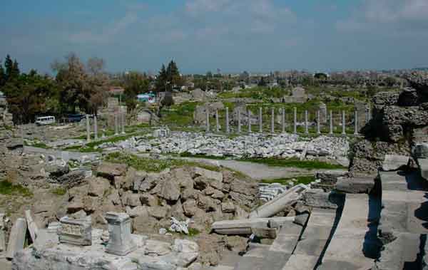 Side, View from the Theater towards the Agora 