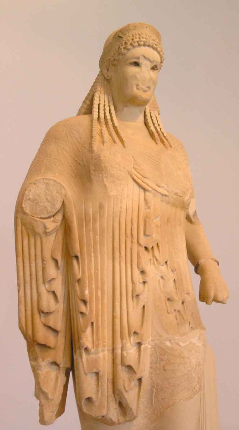 Κόρη 681, Αρχαϊκή Γλυπτική
