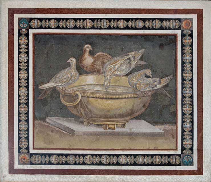 Doves Mosaic, Musei Capitolini MC402