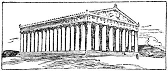Het Parthenon, gerestaureerd.