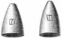 Nos. 145, 146. Two little Funnels of Terra-cotta, inscribed with Cyprian Letters (3 M.).