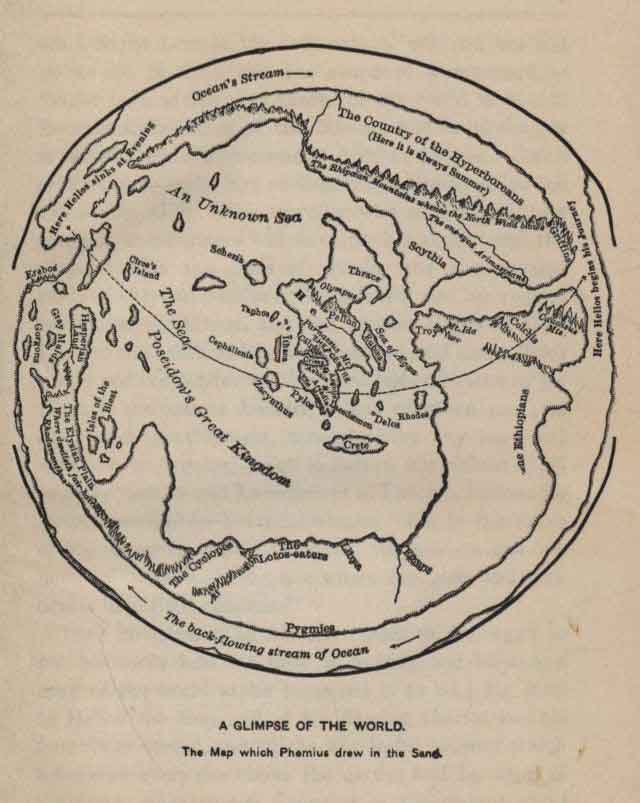 A GLIMPSE OF THE WORLD. The Map which Phemius drew in the Sand.